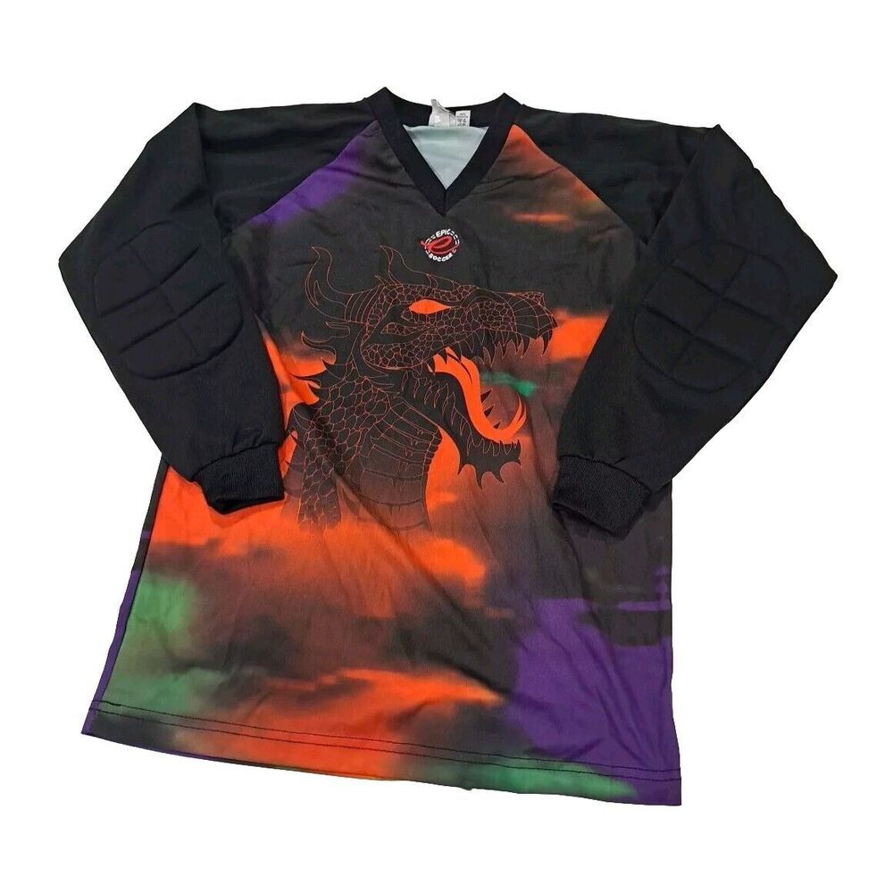 Epic Soccer Shirt Men's Size Large Long Sleeve 100% Polyester Futball 1004